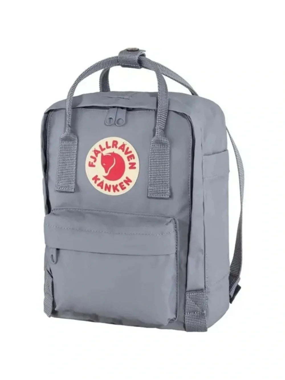 Fjallraven Mini Kanken Flint Grey Everyday Outdoor Backpack—Unisex